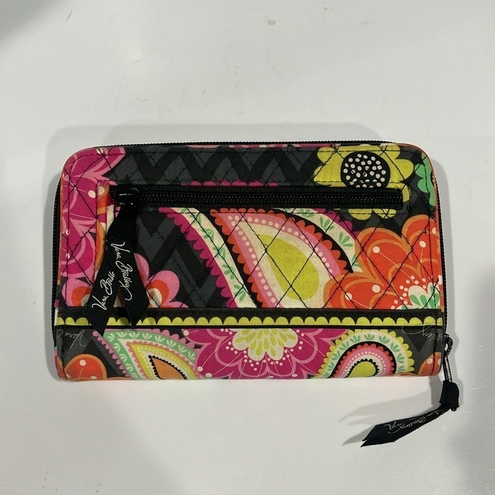 Veraβ Bradley Ziggy Zinnia turn lock wallet - Picture 6 of 7